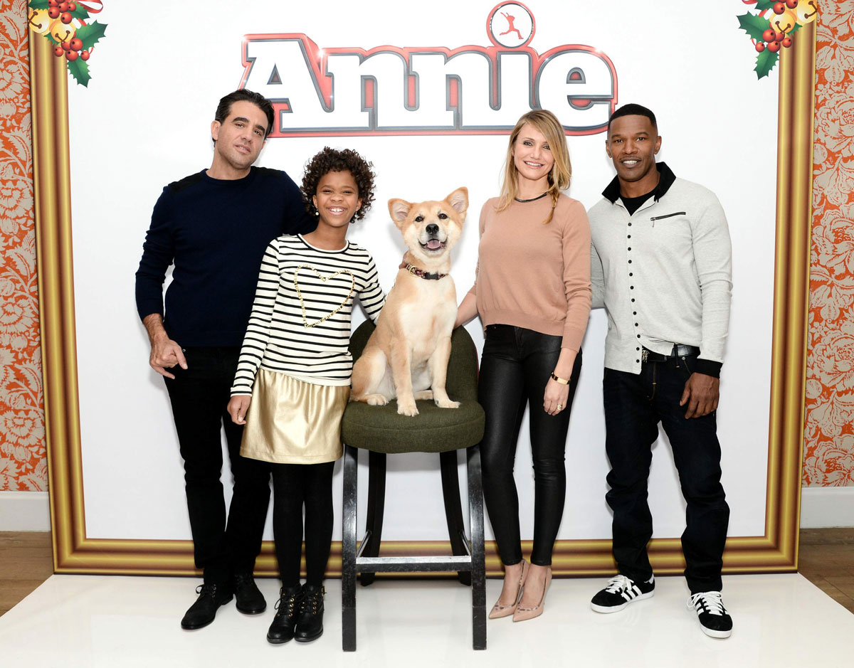 Cameron Diaz attends Annie Photocall