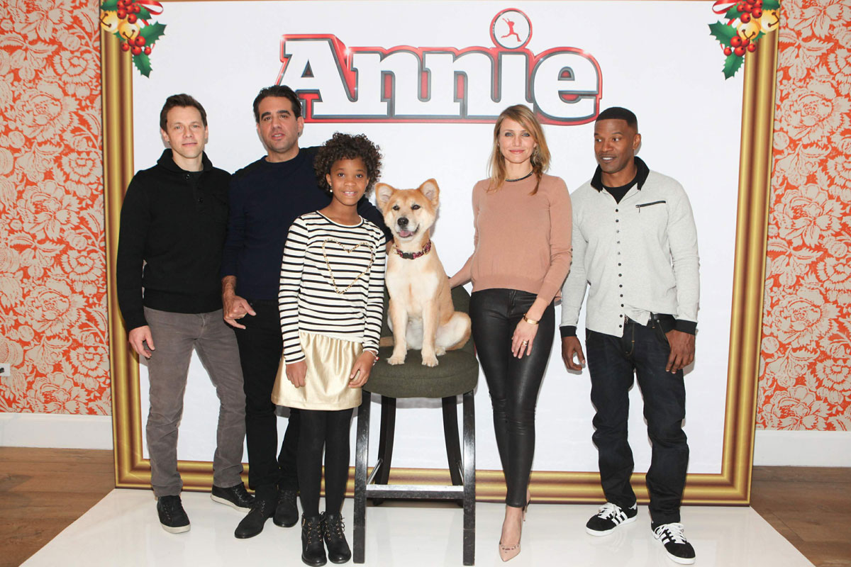 Cameron Diaz attends Annie Photocall