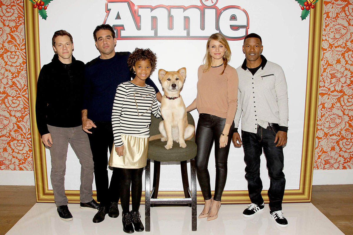 Cameron Diaz attends Annie Photocall