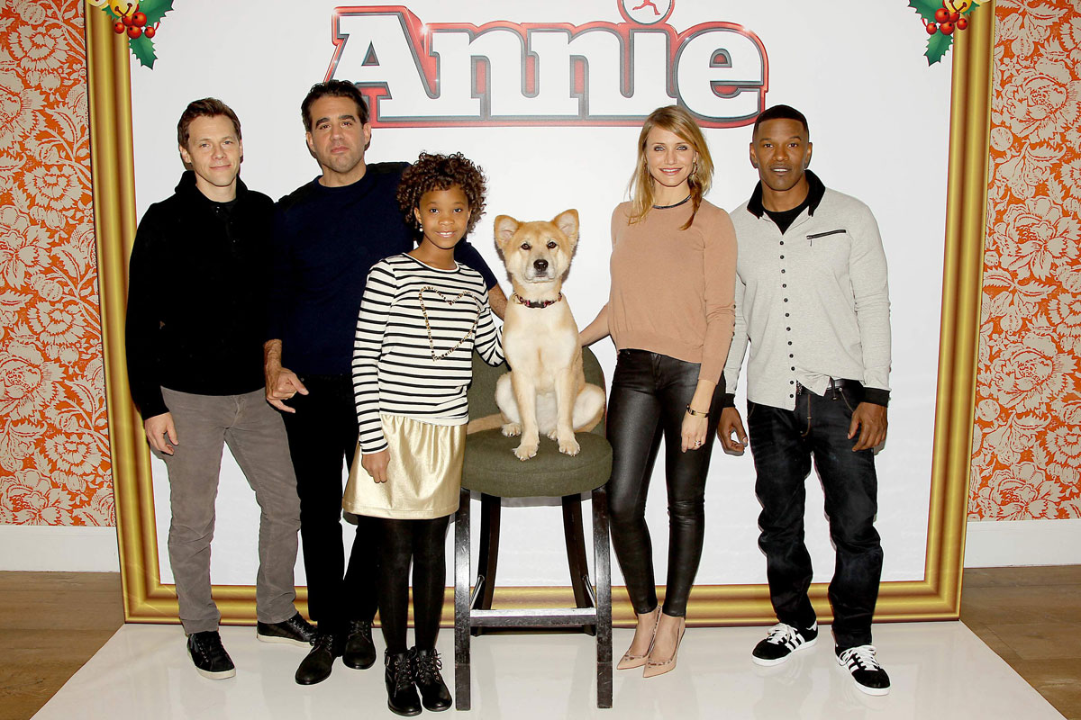 Cameron Diaz attends Annie Photocall