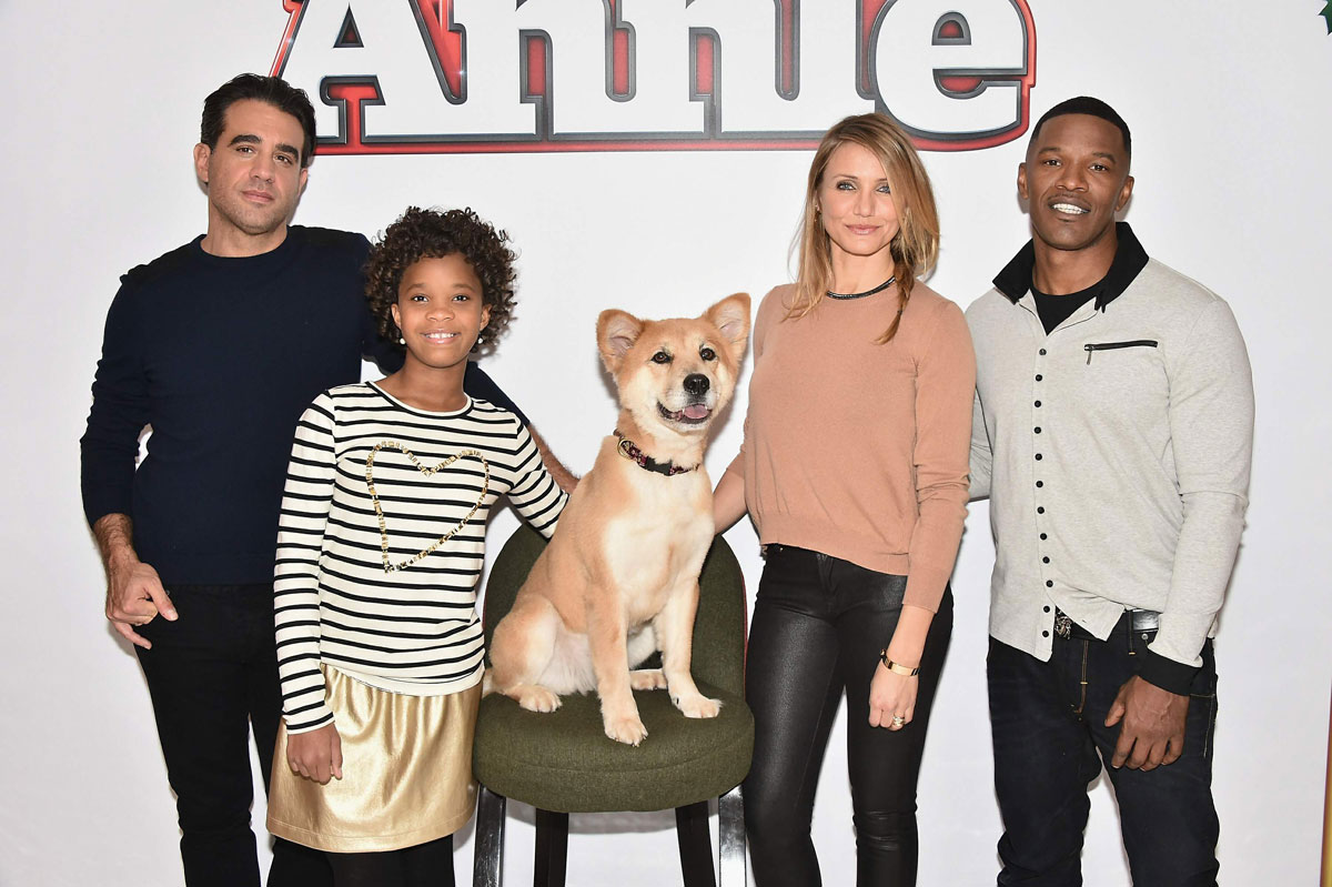 Cameron Diaz attends Annie Photocall