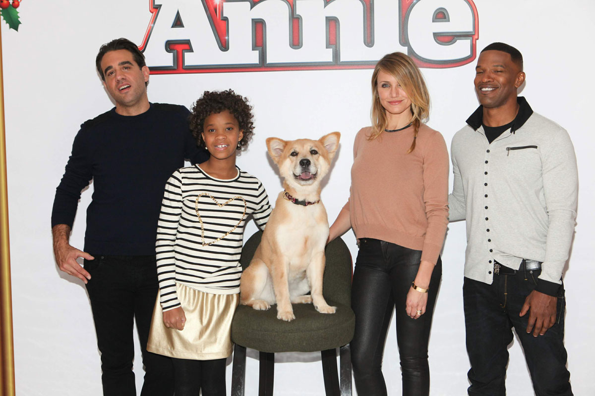 Cameron Diaz attends Annie Photocall