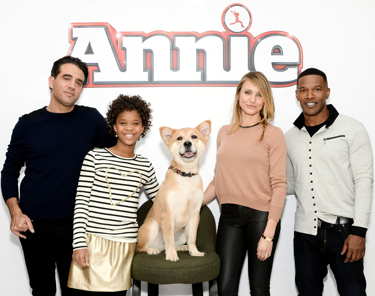 Cameron Diaz attends Annie Photocall