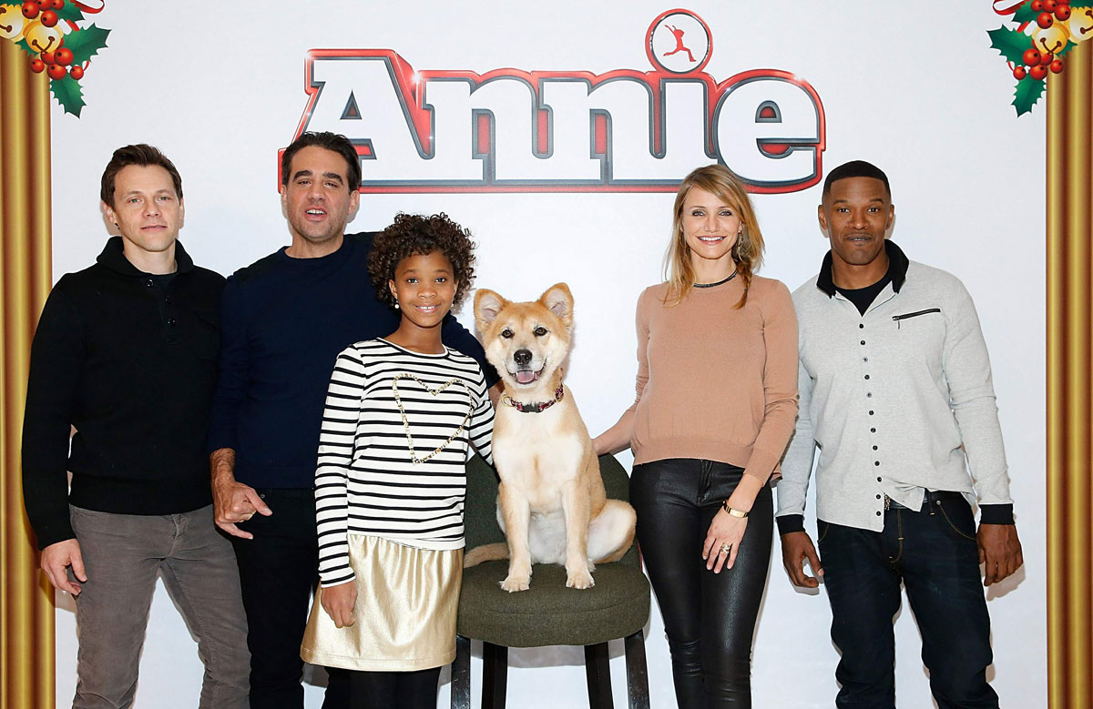 Cameron Diaz attends Annie Photocall