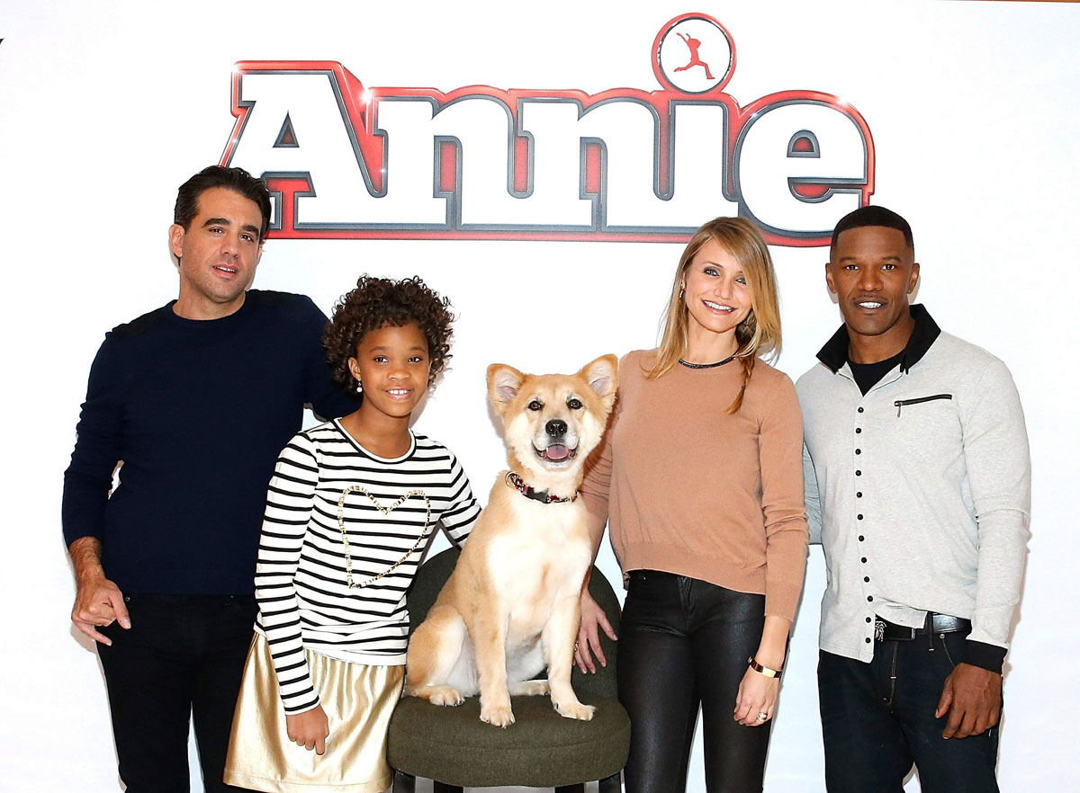 Cameron Diaz attends Annie Photocall