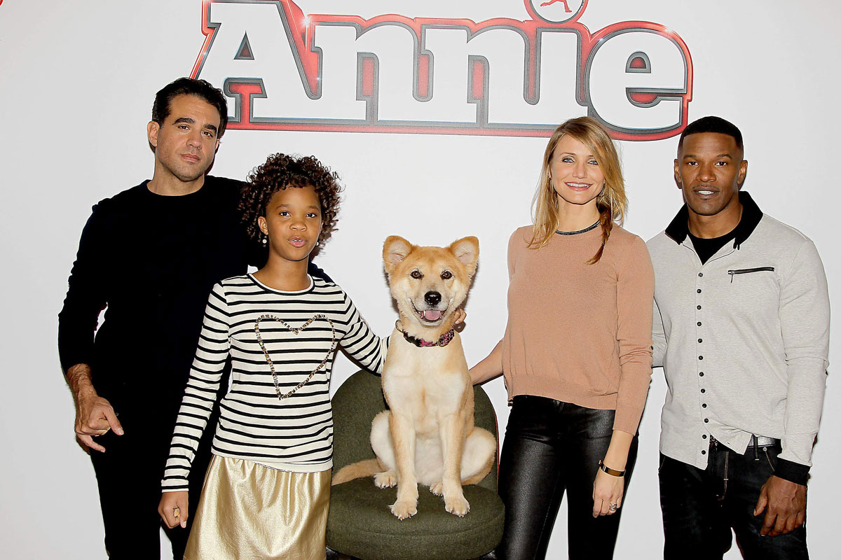 Cameron Diaz attends Annie Photocall