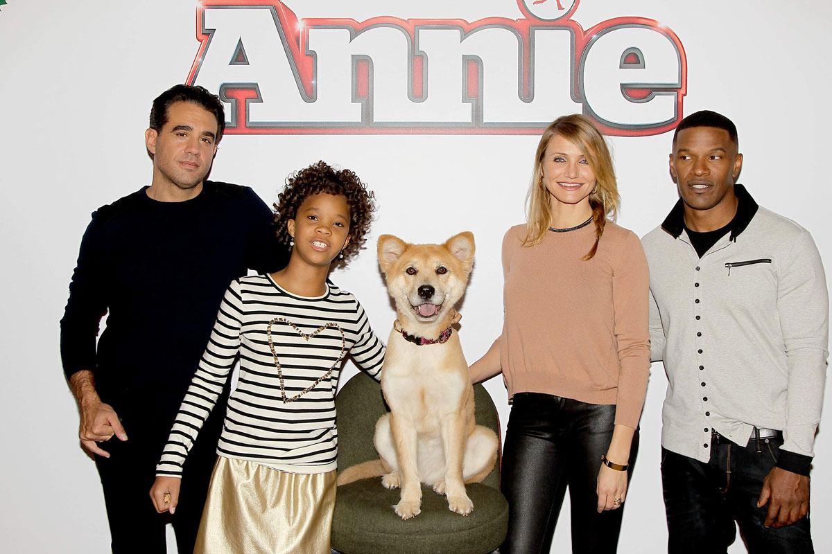 Cameron Diaz attends Annie Photocall