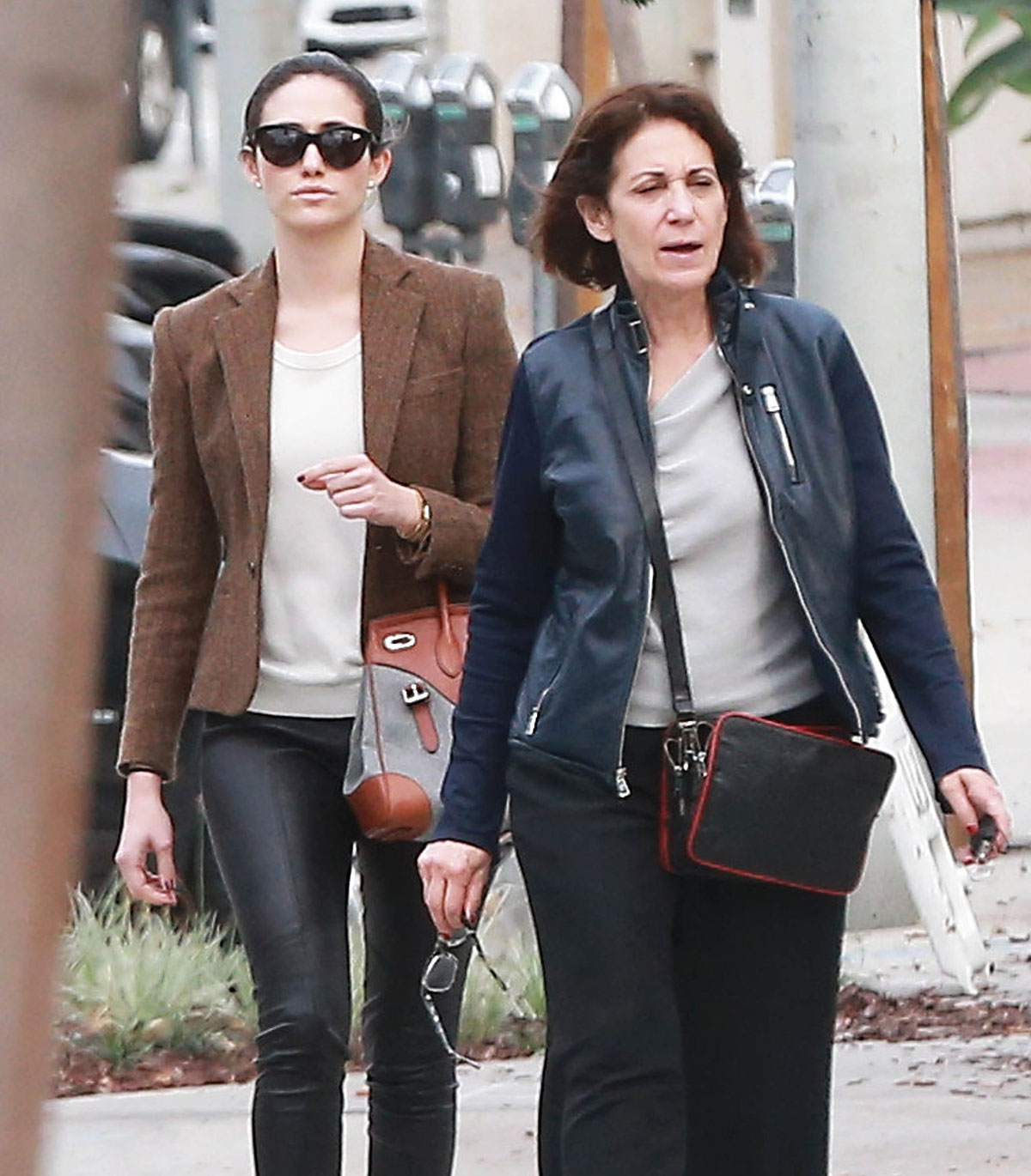 Emmy Rossum out & about in LA