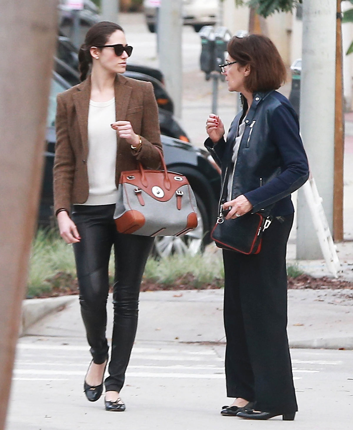 Emmy Rossum out & about in LA
