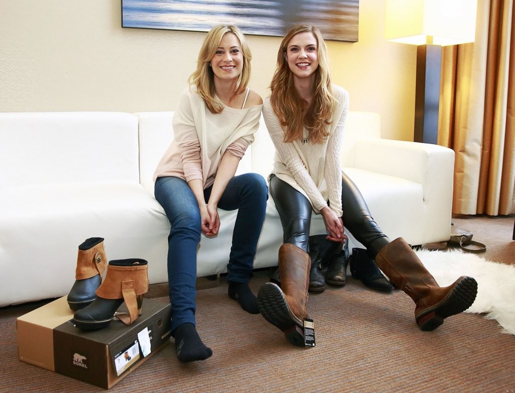 Sara Canning at the Sorel footwear lounge