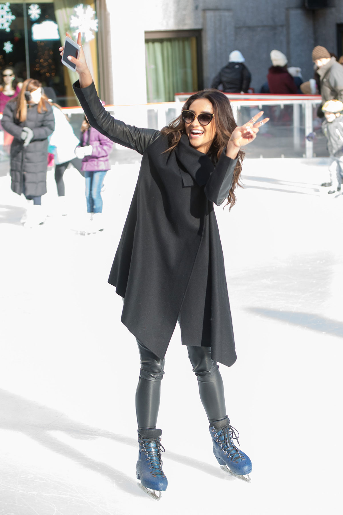 Shay Mitchell attends ABC Family 25 Days Of Christmas Winter Wonderland Event