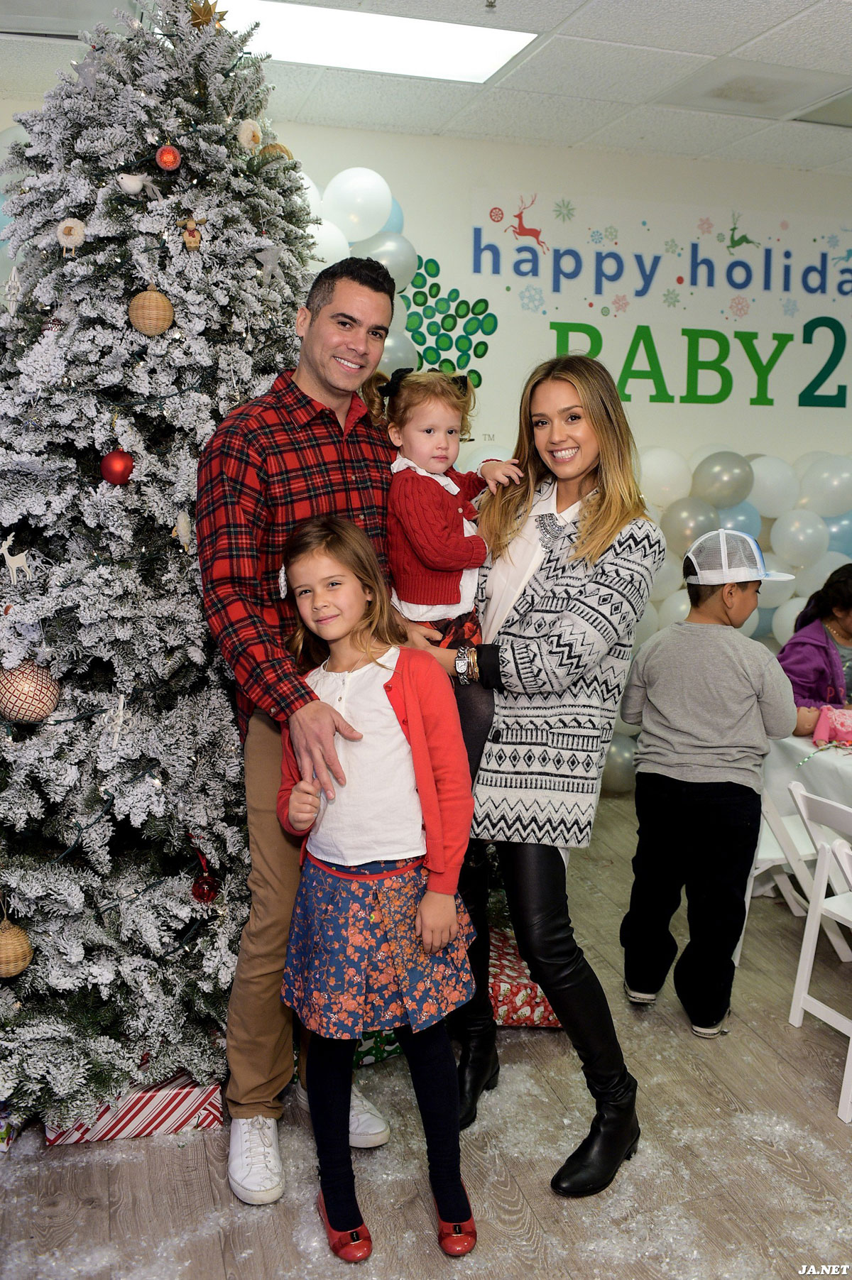 Jessica Alba attends Baby2Baby Holiday Party