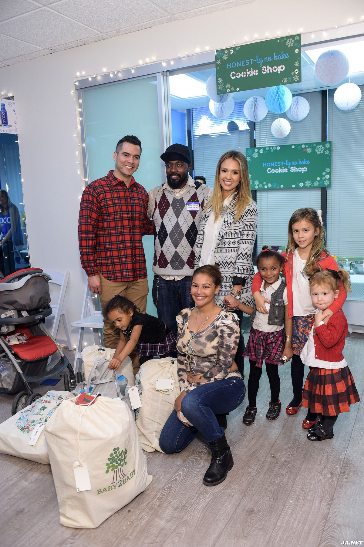 Jessica Alba attends Baby2Baby Holiday Party