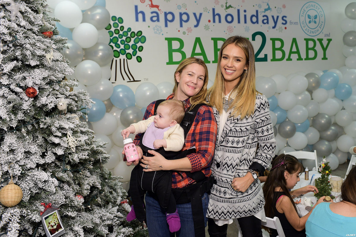 Jessica Alba attends Baby2Baby Holiday Party