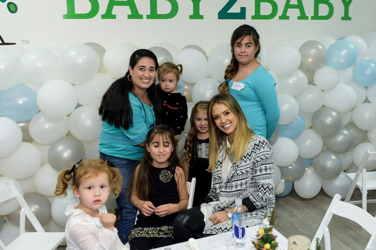 Jessica Alba attends Baby2Baby Holiday Party