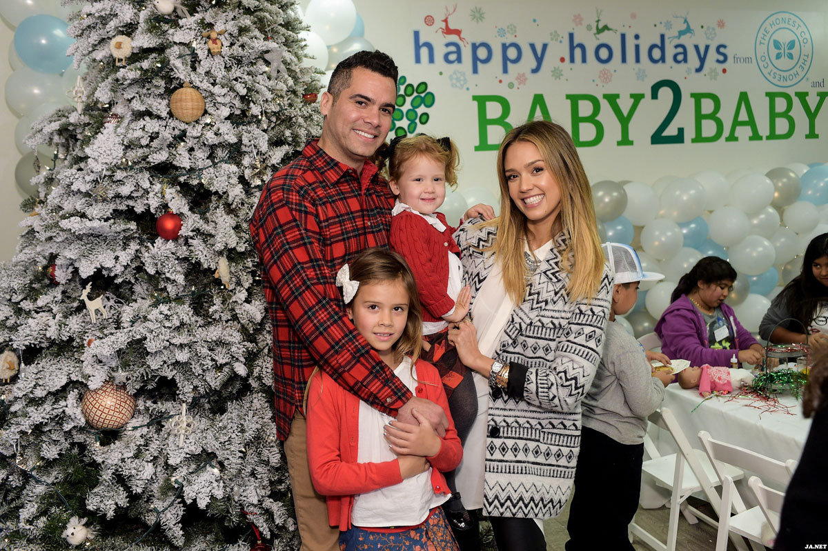 Jessica Alba attends Baby2Baby Holiday Party