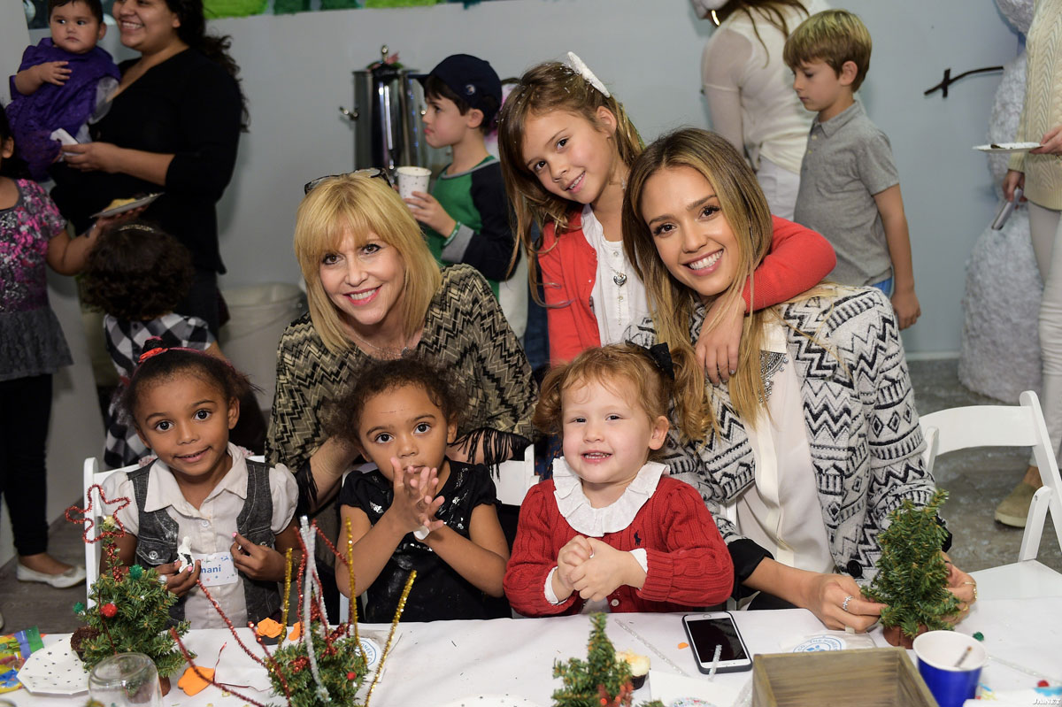 Jessica Alba attends Baby2Baby Holiday Party