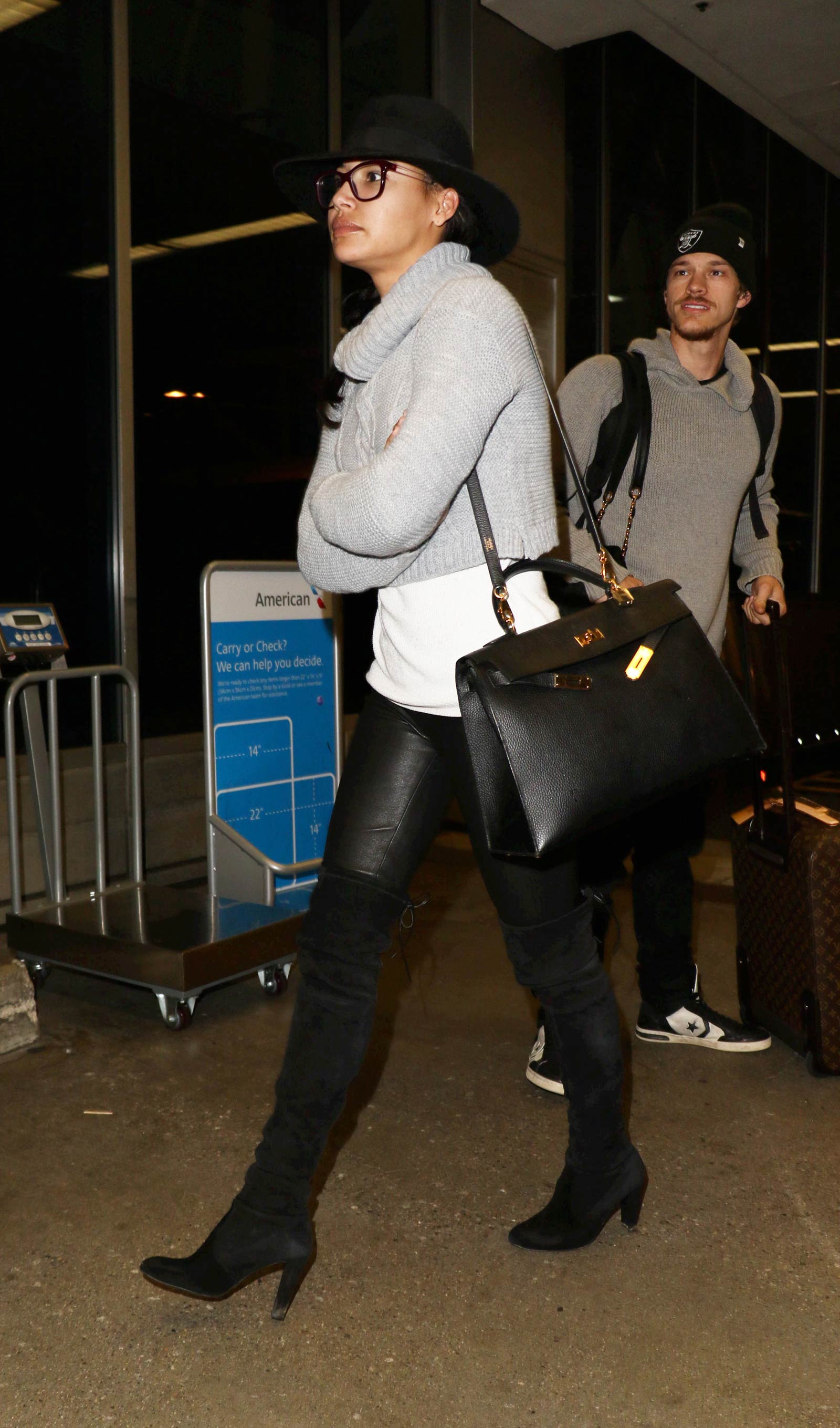 Naya Rivera at LAX