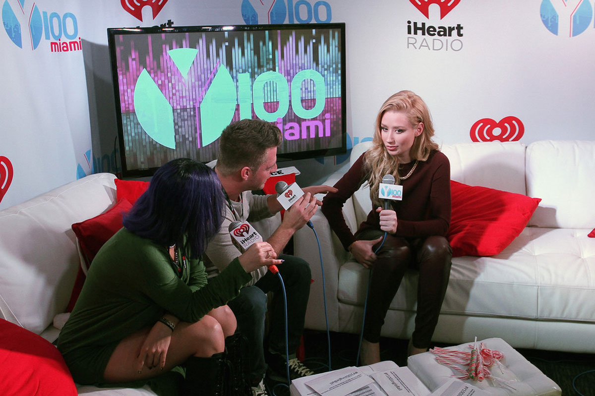 Iggy Azalea attends Y100’s Jingle Ball 2014