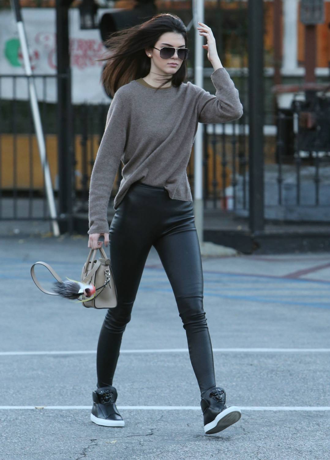 Kendall Jenner shopping in Beverly Hills