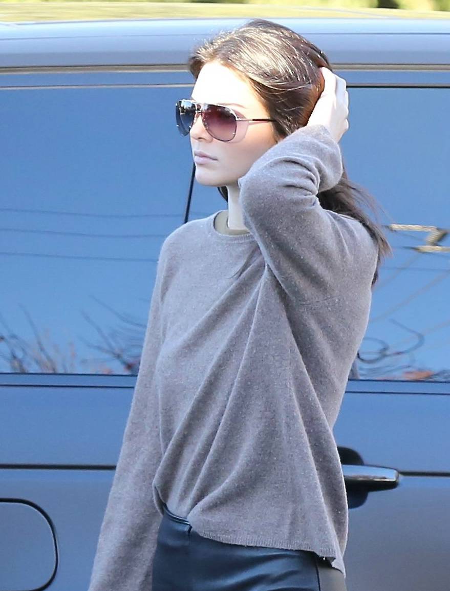 Kendall Jenner shopping in Beverly Hills