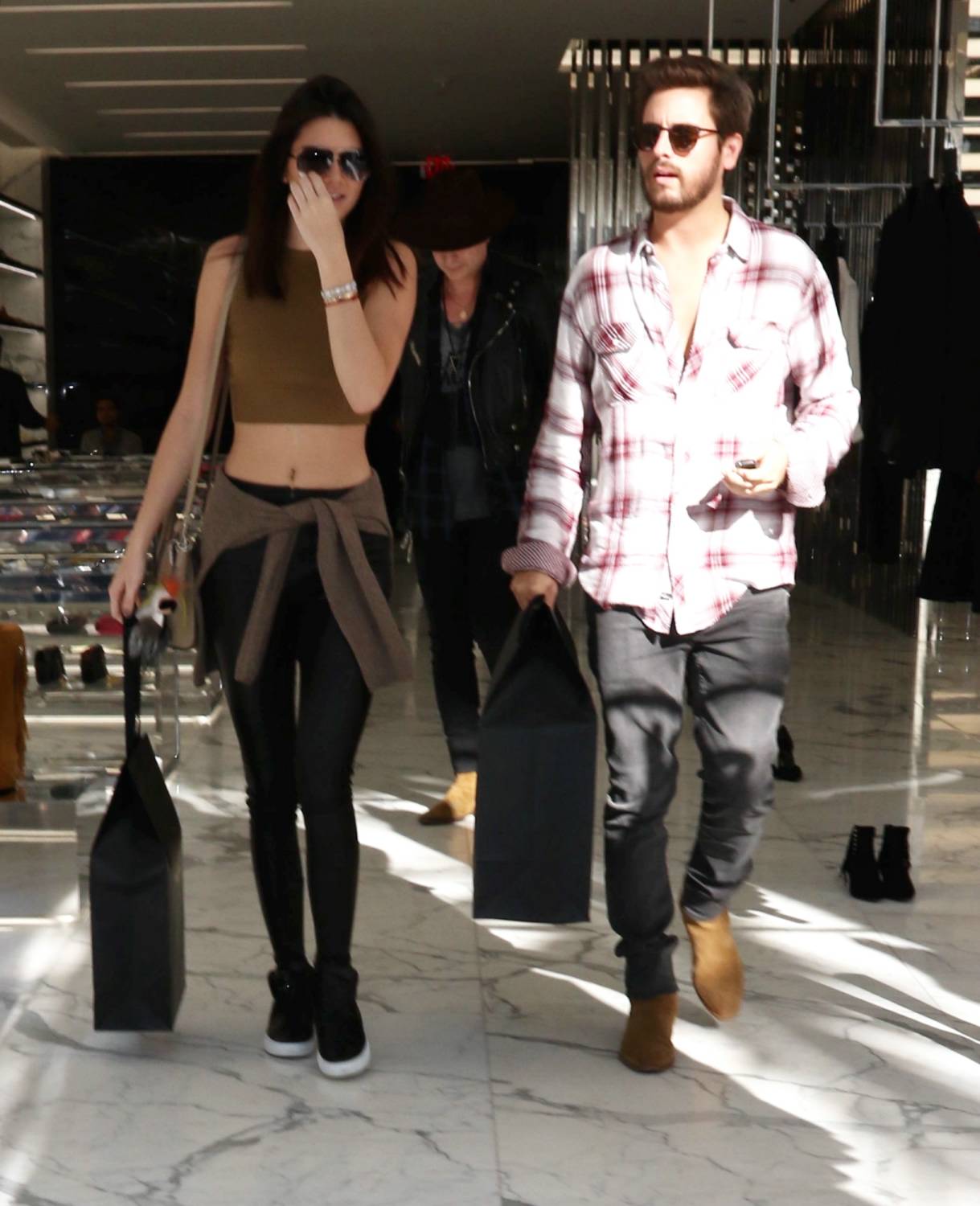 Kendall Jenner shopping in Beverly Hills