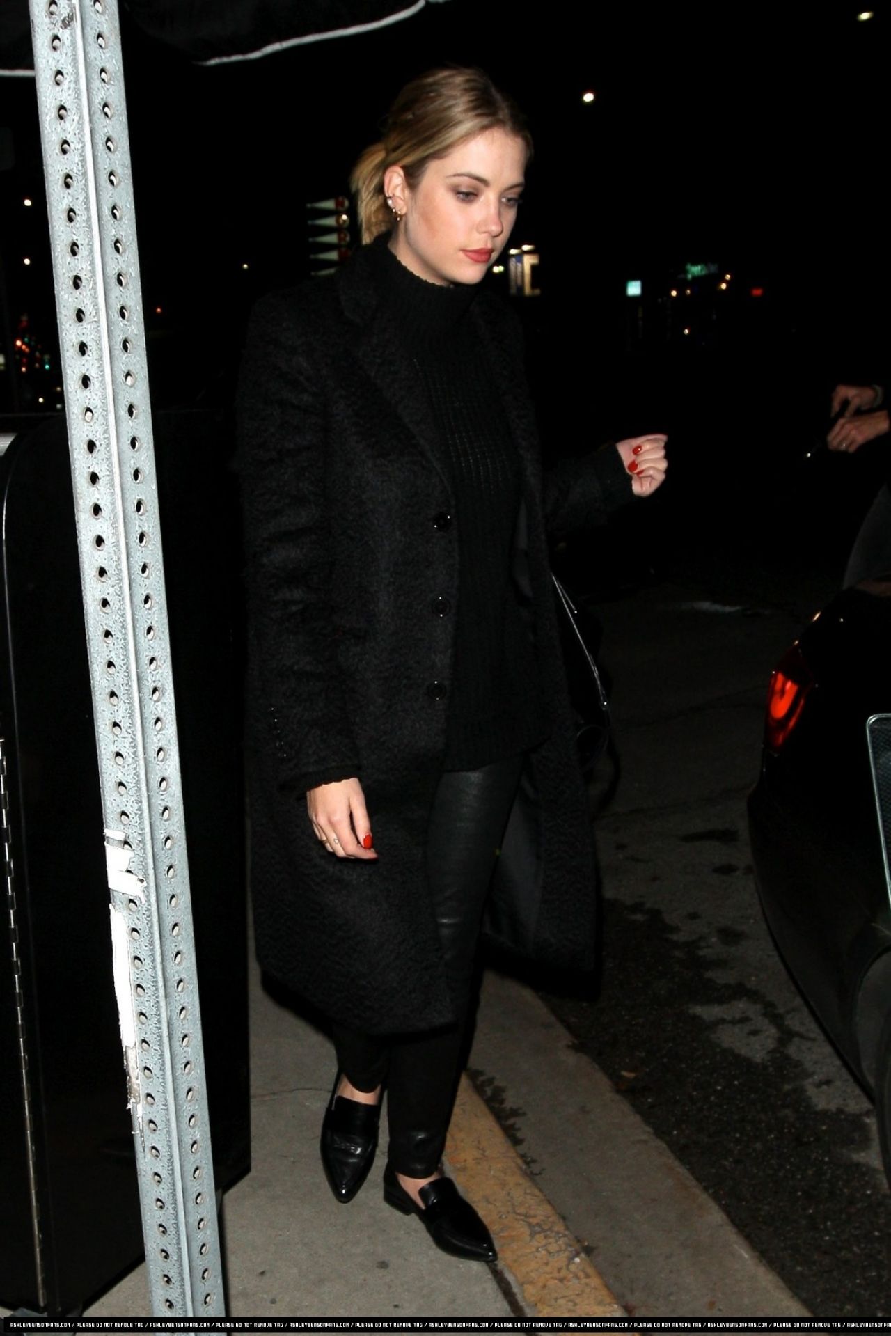 Ashley Benson leaving a nightclub in West Hollywood