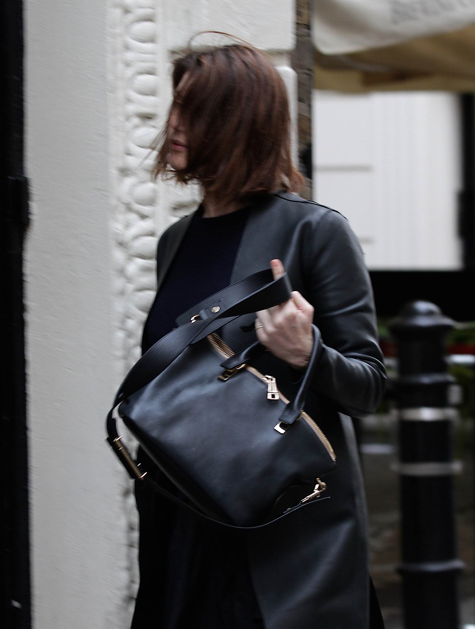 Gemma Arterton arrives at Adelphi Theatre