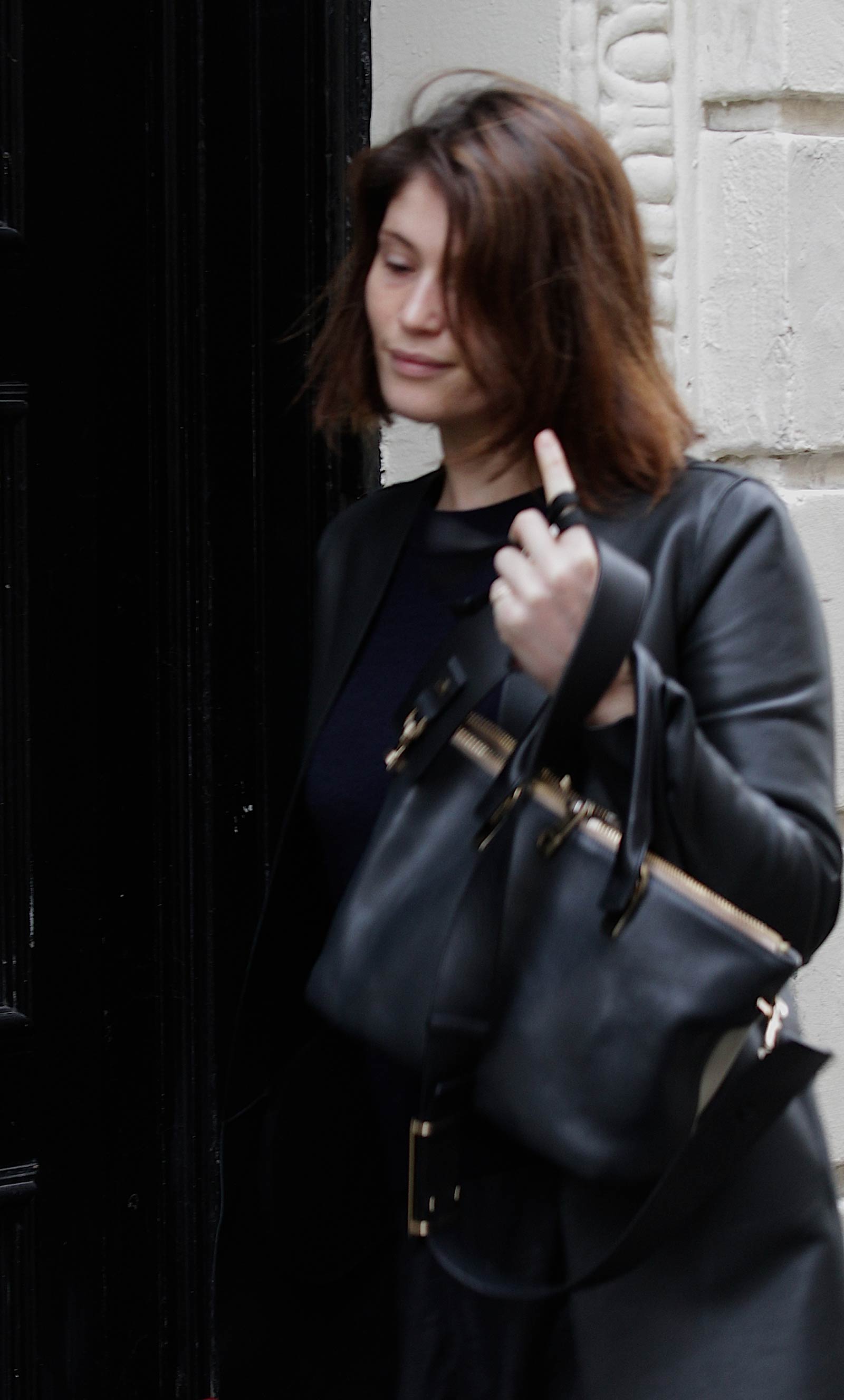 Gemma Arterton arrives at Adelphi Theatre