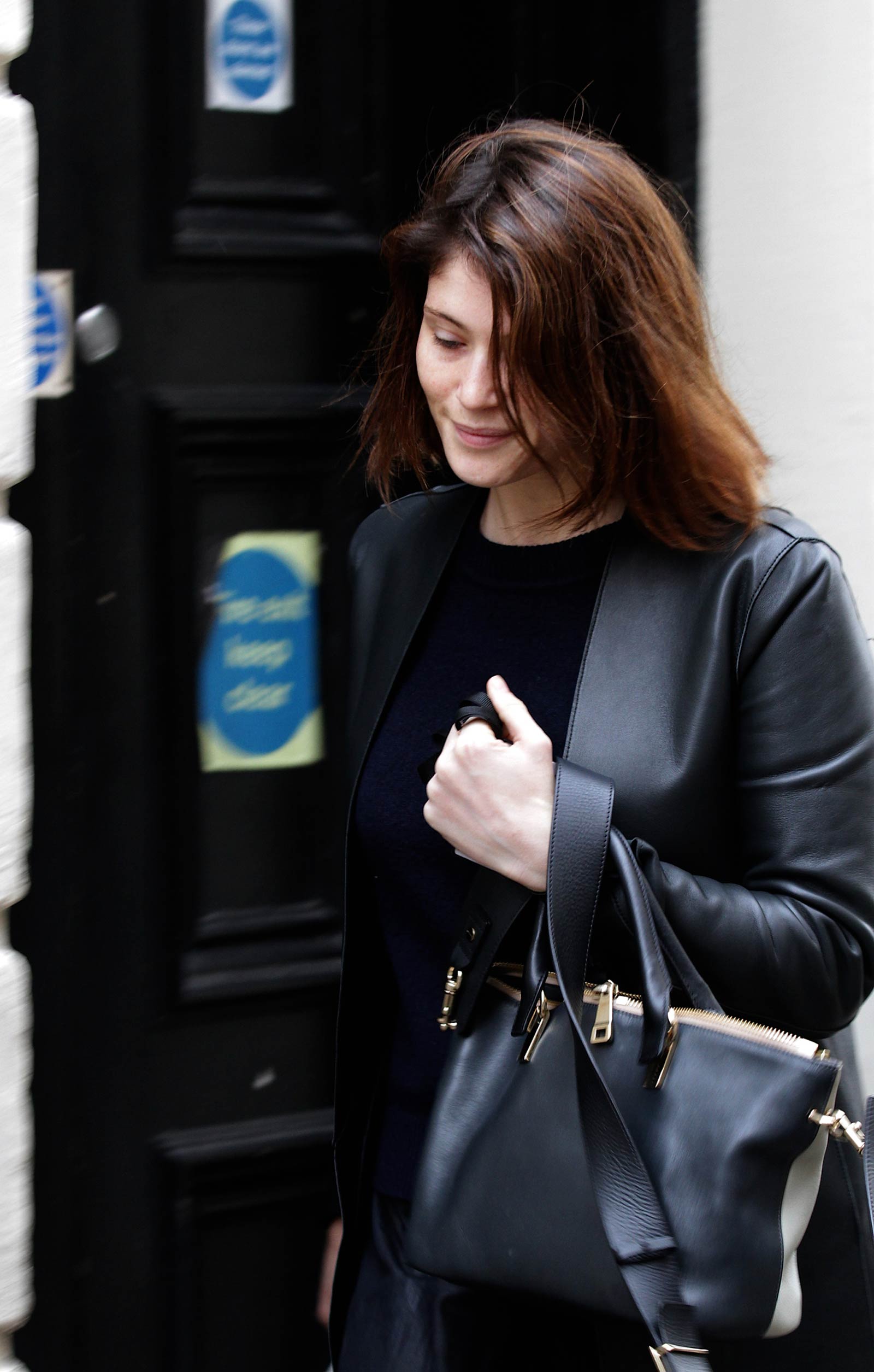 Gemma Arterton arrives at Adelphi Theatre