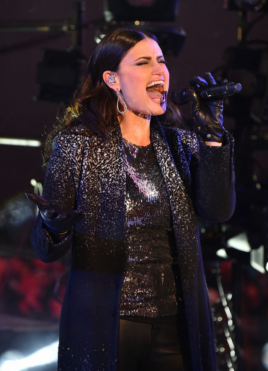 Idina Menzel performs at New Years Eve 2015