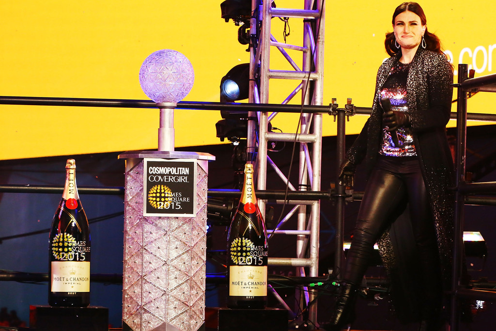 Idina Menzel performs at New Years Eve 2015