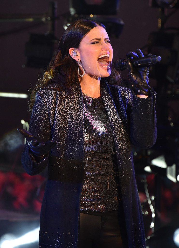 Idina Menzel performs at New Years Eve 2015