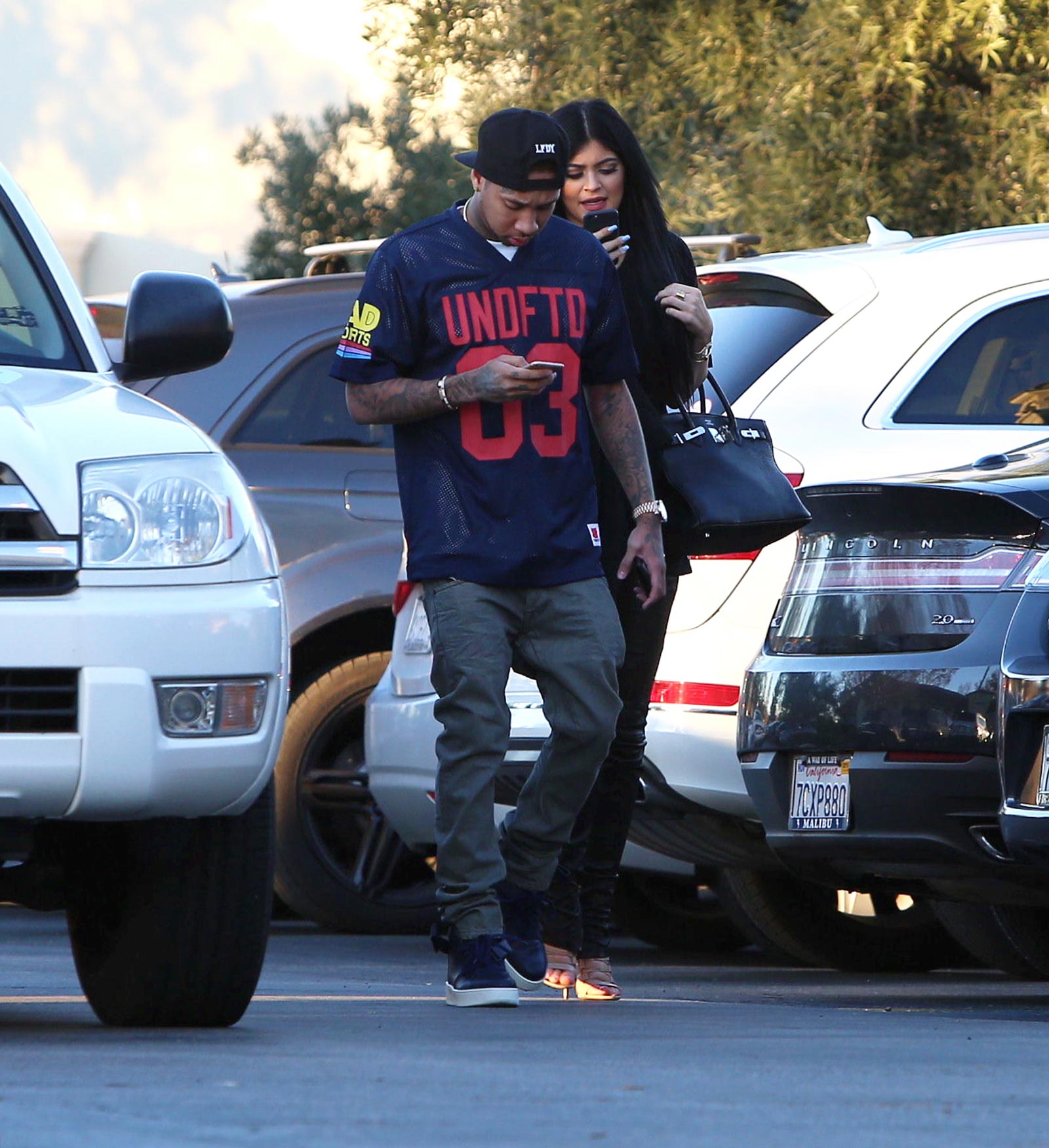 Kylie Jenner out for Lunch in Calabasas