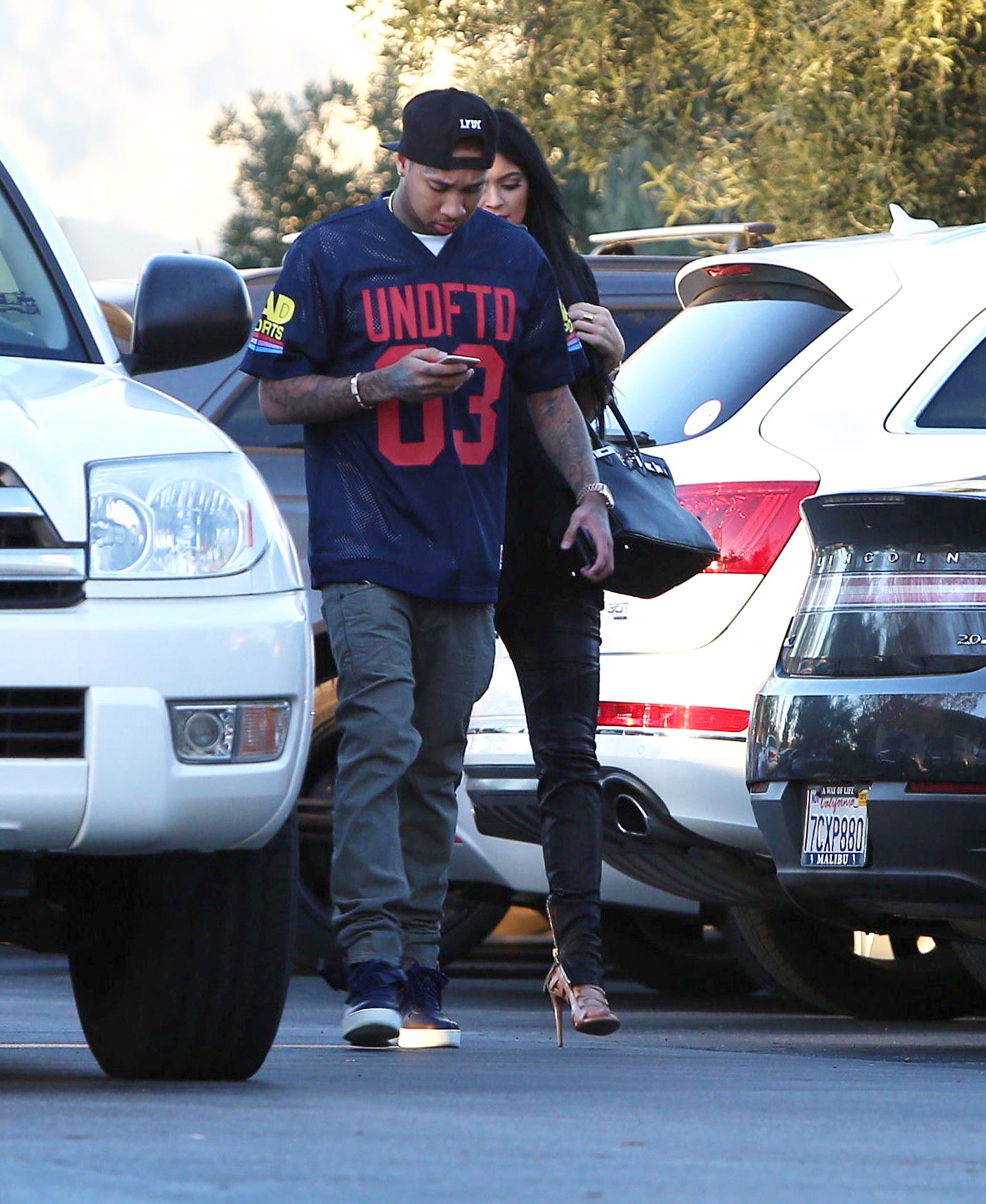 Kylie Jenner out for Lunch in Calabasas