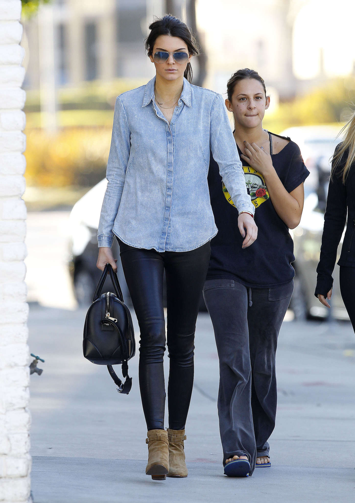 Kendall Jenner shopping for furniture with friends