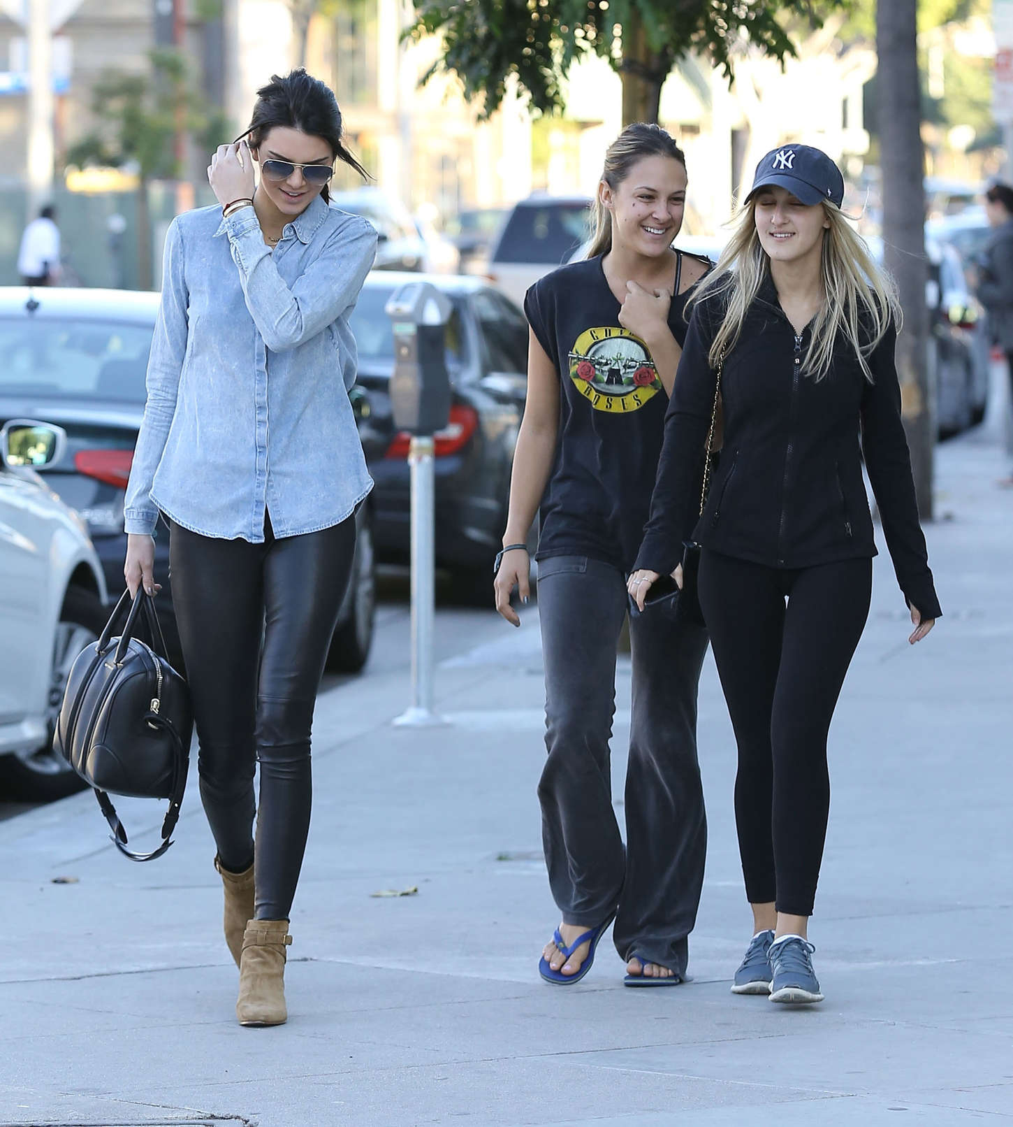 Kendall Jenner shopping for furniture with friends