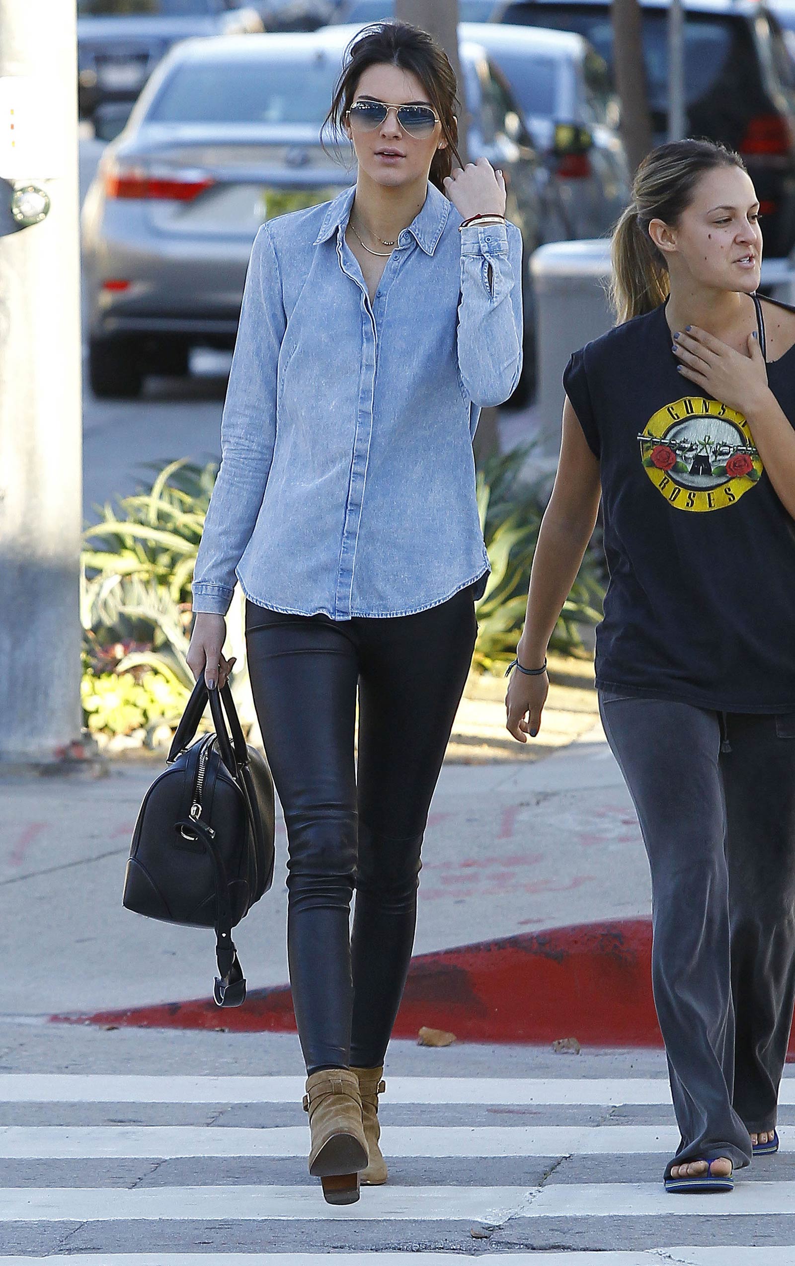 Kendall Jenner shopping for furniture with friends