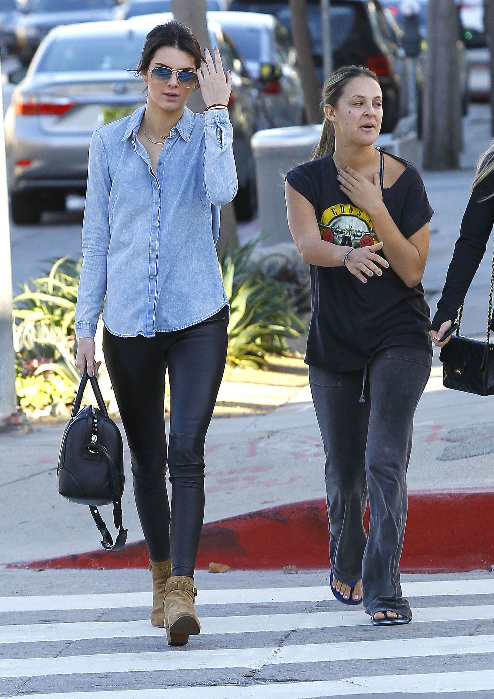 Kendall Jenner shopping for furniture with friends