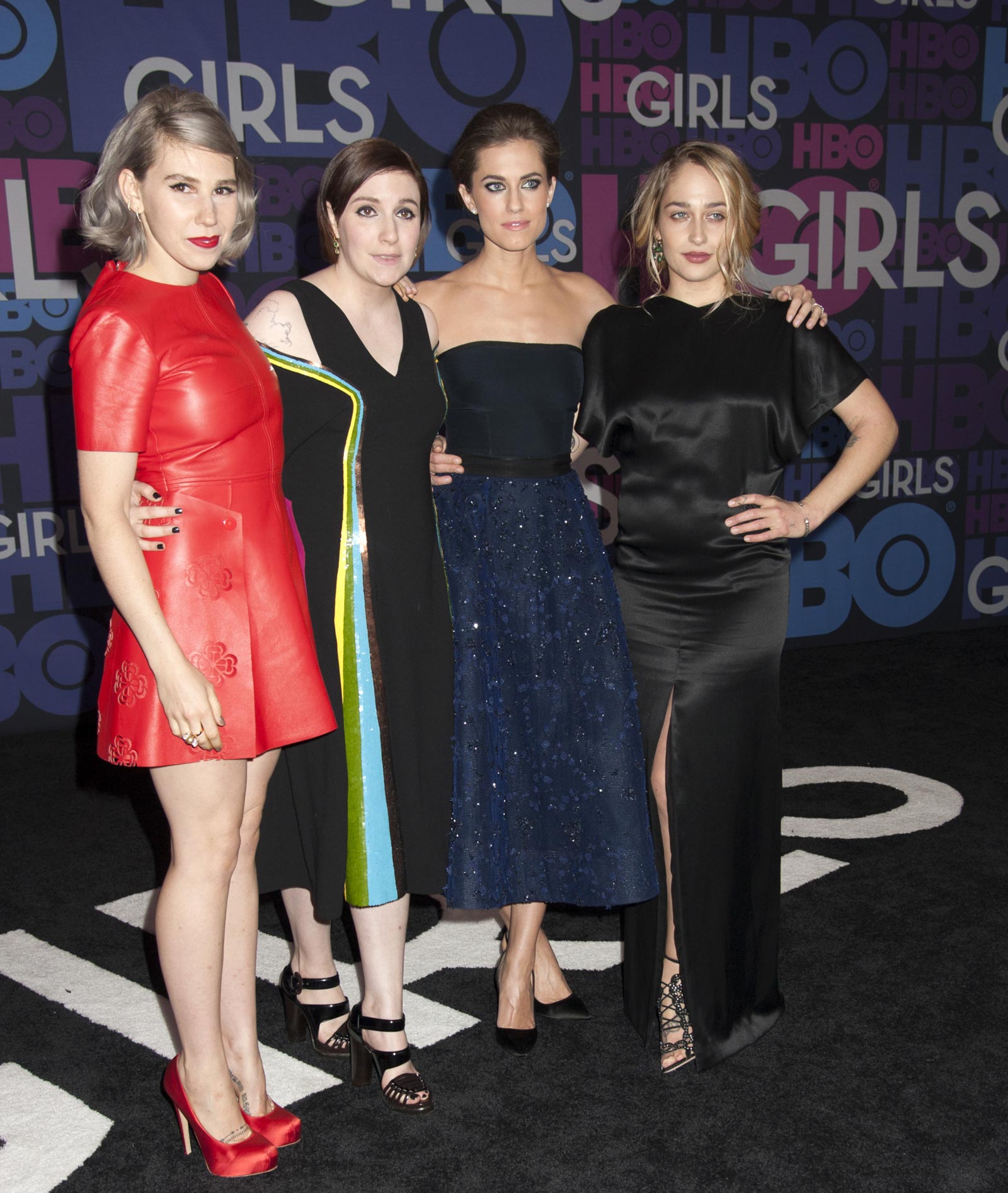 Zosia Mamet attends the fourth season premiere of Girls