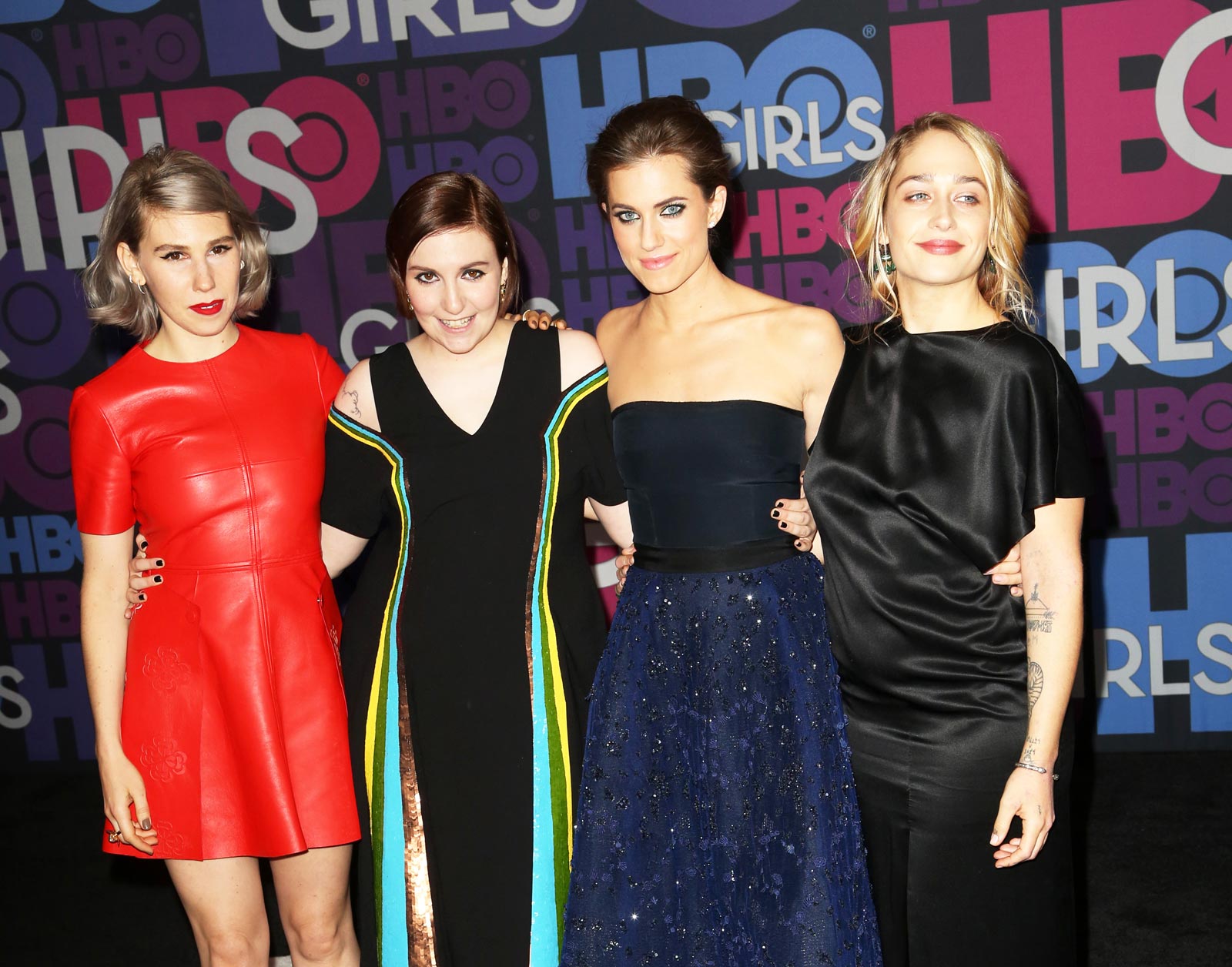 Zosia Mamet attends the fourth season premiere of Girls