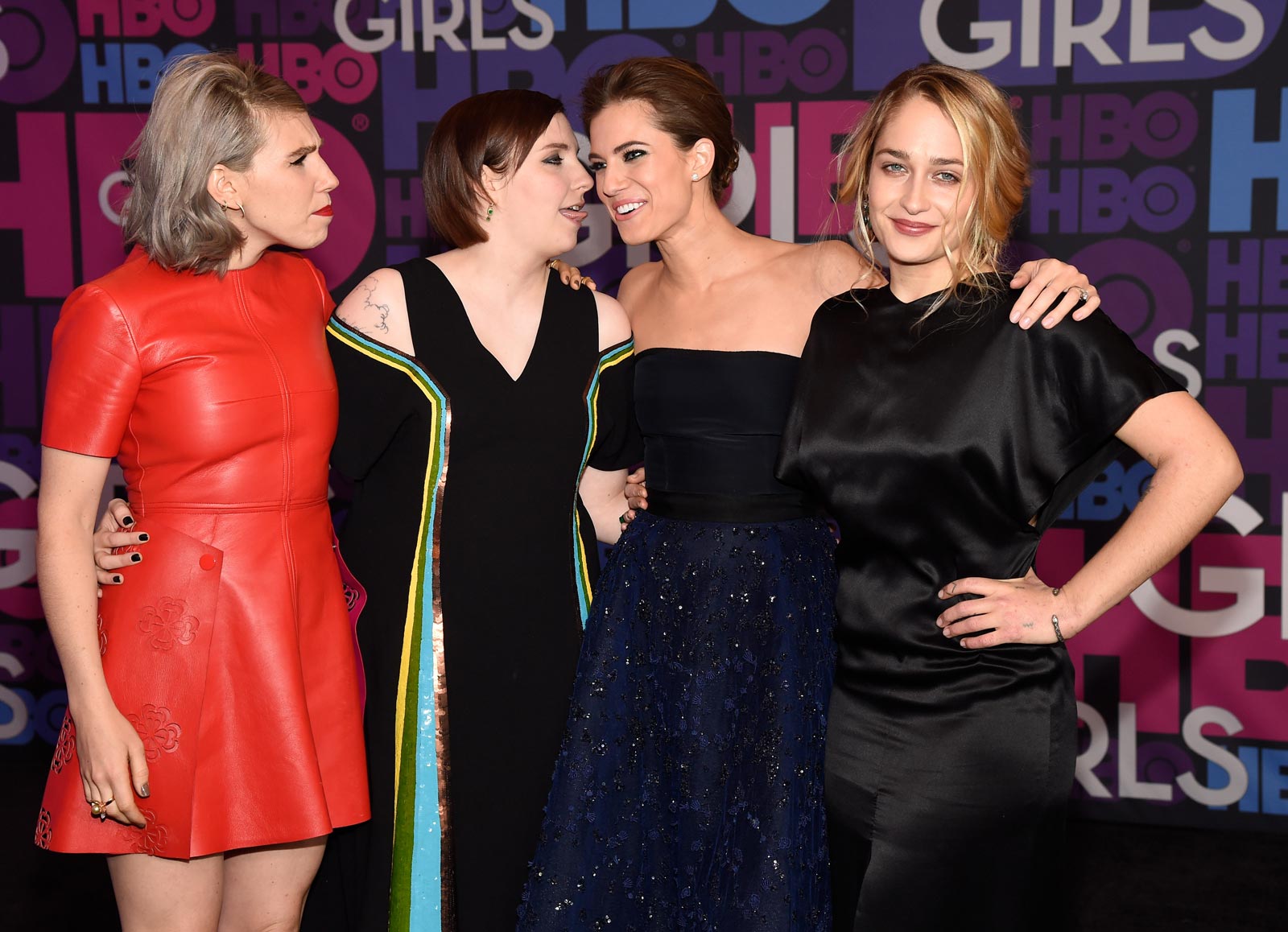 Zosia Mamet attends the fourth season premiere of Girls