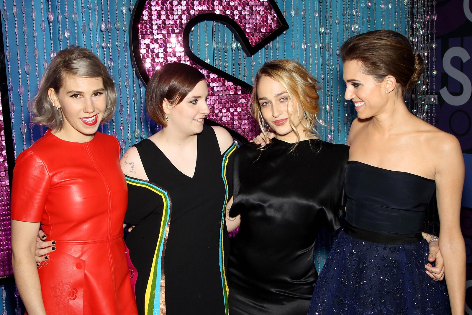 Zosia Mamet attends the fourth season premiere of Girls