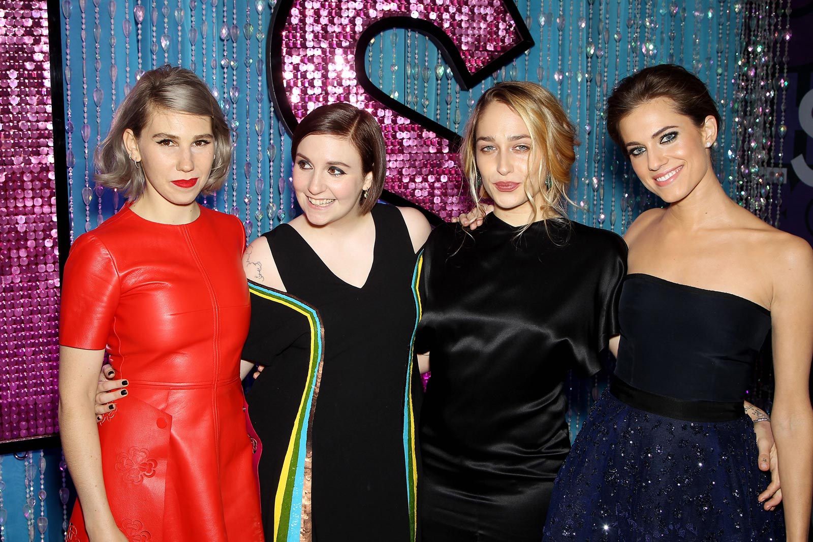 Zosia Mamet attends the fourth season premiere of Girls