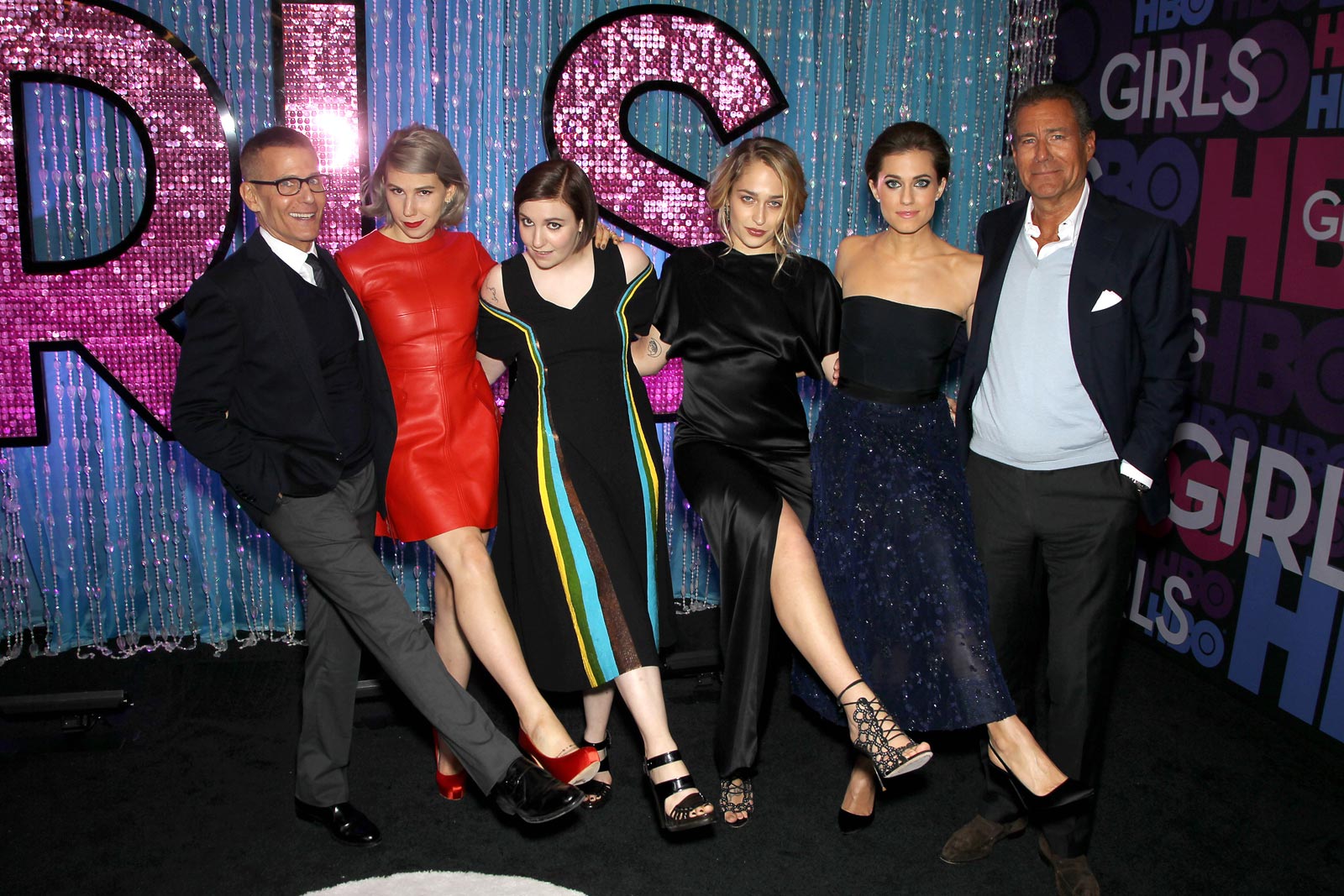 Zosia Mamet attends the fourth season premiere of Girls
