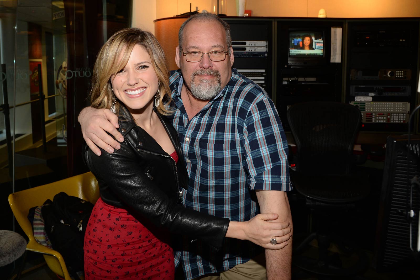 Sophia Bush at Sirius XM studio in New York