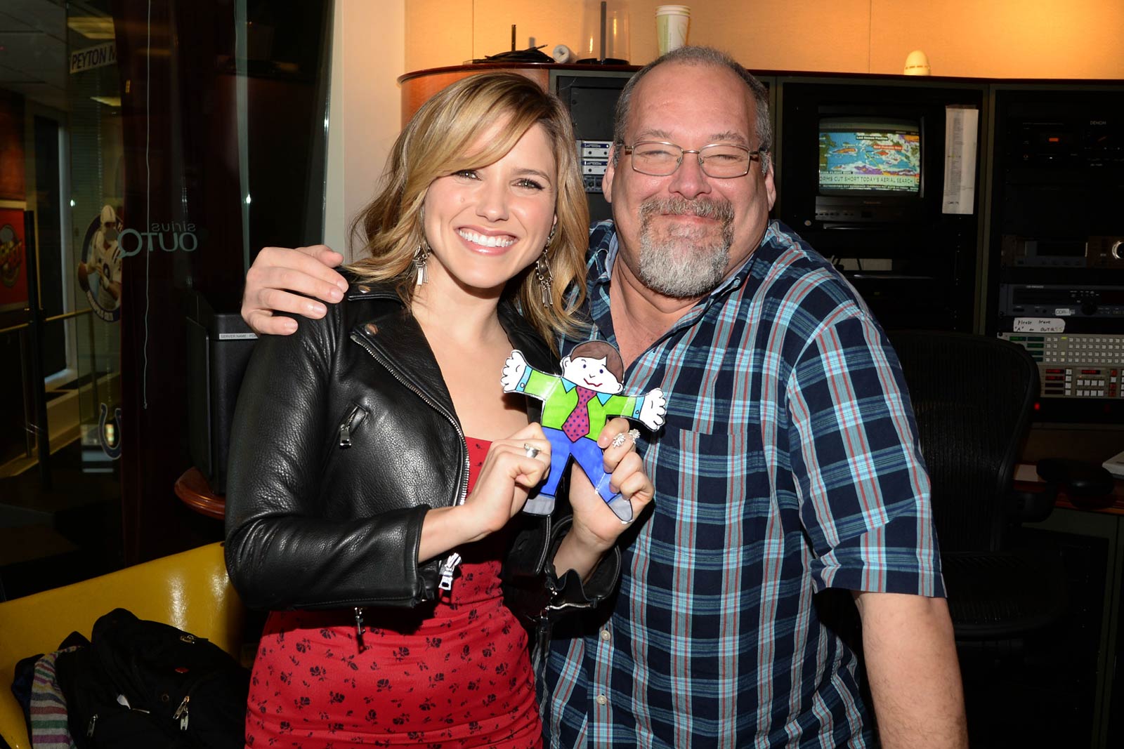 Sophia Bush at Sirius XM studio in New York