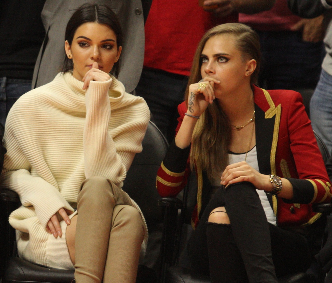 Kendall Jenner was seen enjoying the Lakers vs the Clippers