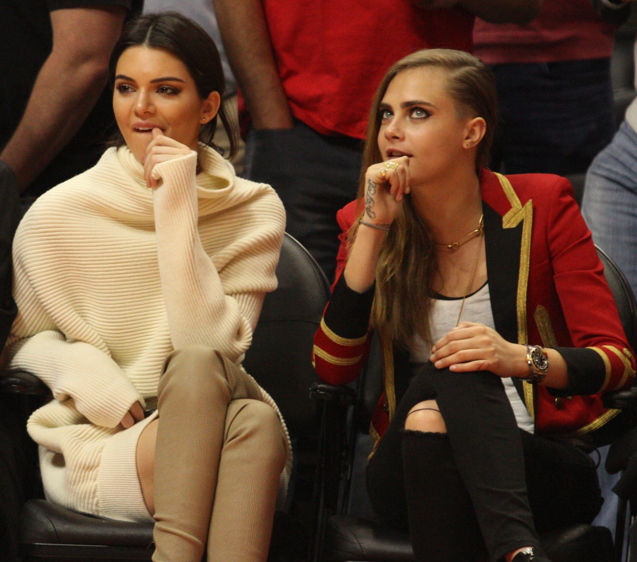 Kendall Jenner was seen enjoying the Lakers vs the Clippers