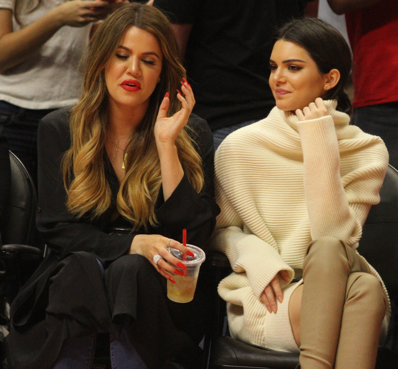 Kendall Jenner was seen enjoying the Lakers vs the Clippers